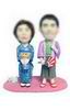 Couple bobblehead with apanese clothes