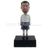 The man dresses in a very formal shirt custom bobbleheads