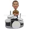 Custom man rock drummer bobbleheads