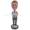 The man is a show host custom bobbleheads