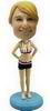 Woman bobblehead Halter Top