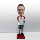 Personalized custom black shoes man bobbleheads