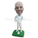 Personalized  golf male bobble head doll