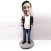 Custom hold beer bobbleheads