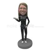 Custom Sports bobbleheadss woman bobbleheads