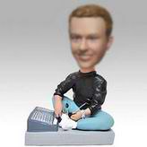 Personalized custom DJ bobbleheads