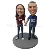 Custom wedding bobblehead doll