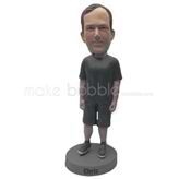 Custom black pants bobble heads