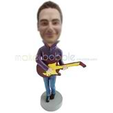 homme et guitare figurines personnalisées