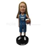 Custom female Basketball bobble heads