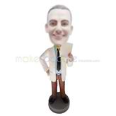 Personalized custom doctor bobble heads