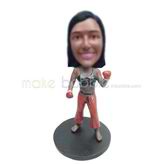 Pugilism personalised bobble head dolls