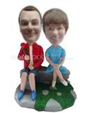 Personalized custom couple bobble heads