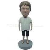 Custom black shorts bobbleheads