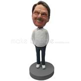 Custom black jeans bobbleheads