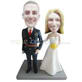 Wedding party bobbleheads