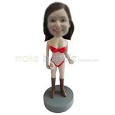 Custom sexy girl bobbleheads