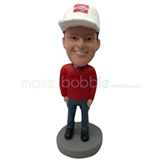 Custom Relaxing man bobble head