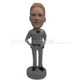 Custom police bobble heads