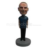 Custom Relaxing man bobblehead dolls