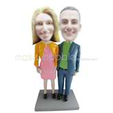 Custom couple bobble head