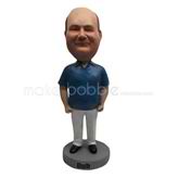 Customize Relaxing man bobble heads