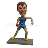 Personalized custom Rugby bobblehead doll