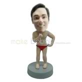 Strong man personalised bobble head dolls