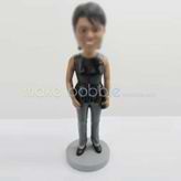 Personalized custom Female bobbleheads