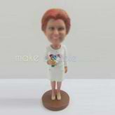 Personalized custom Female bobble heads