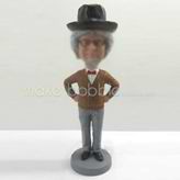 Personalized custom Gentleman bobbleheads