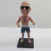 Personalized custom Swimmers bobble heads