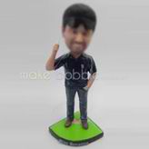 Personalized custom Baseball bobblehead doll