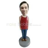 Personalized custom casual bobblehead dolls