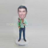 Personalized custom star bobbleheads