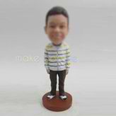 Personalized custom boy bobbleheads