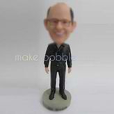 Personalized custom black shoes male bobbleheads