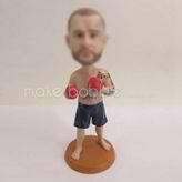 Personalized custom Boxer bobbleheads