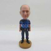 Personalized custom man with black boots bobbleheads