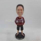 Personalized custom black shorts bobbleheads