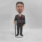 Personalized custom Gentleman bobblehead