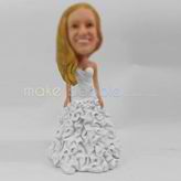 Personalized custom Bride bobblehead