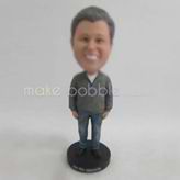 Personalized custom man bobble head