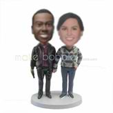 Personalized custom couple bobblehead dolls