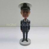 Personalized custom police bobblehead