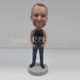 Personalized custom man bobblehead