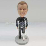 Personalized custom Police bobble head