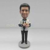 Personalized custom Photographer bobble heads