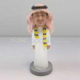 Personalized custom Arab people bobbleheads