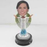 Personalized custom Beautiful girl bobble heads